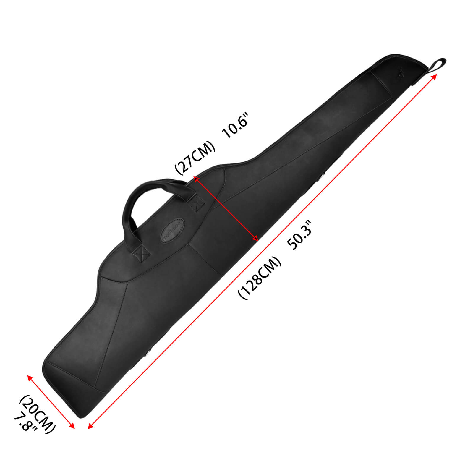 TOURBON Vintage Genuine Leather Hunting Bag