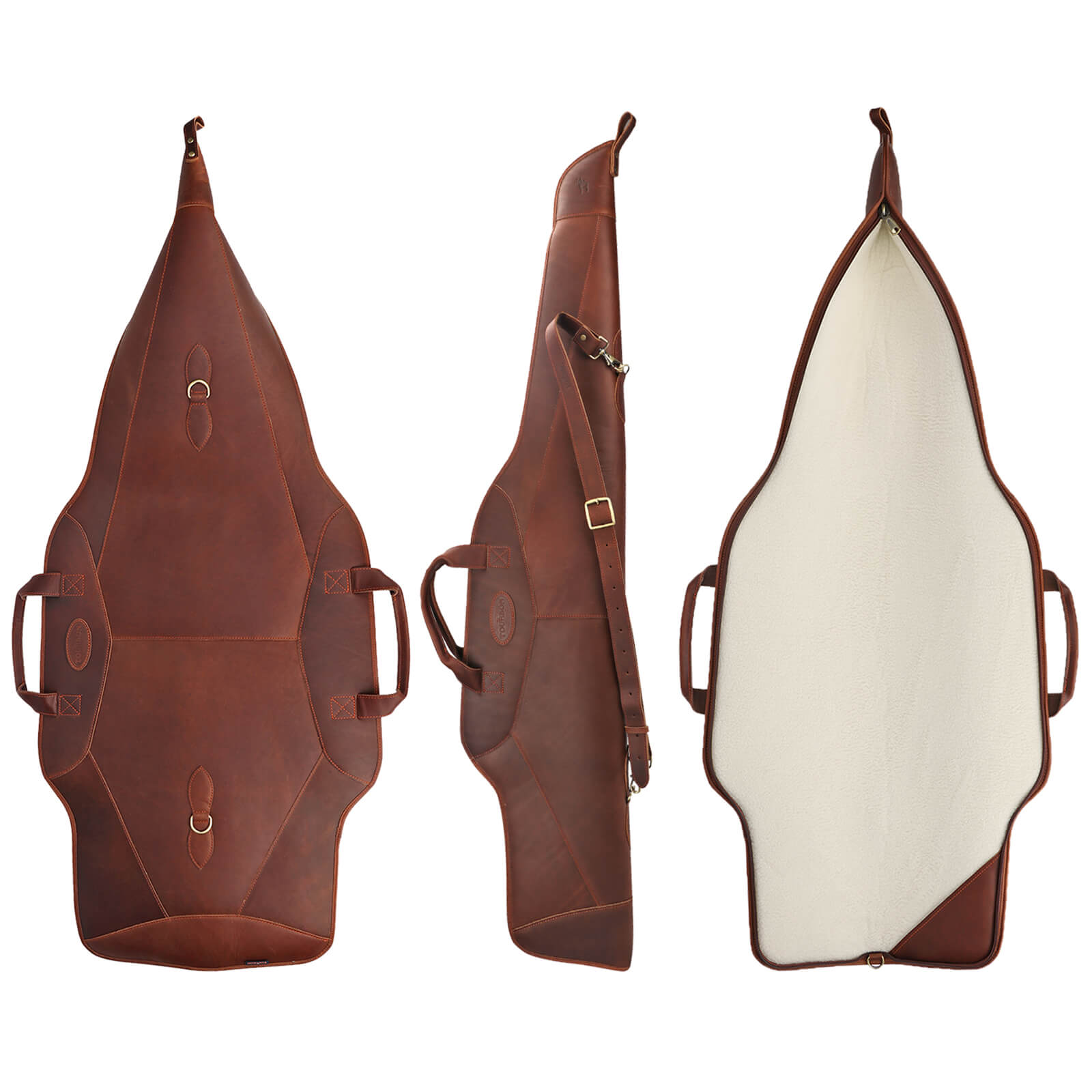 vintage Leather hunting bag