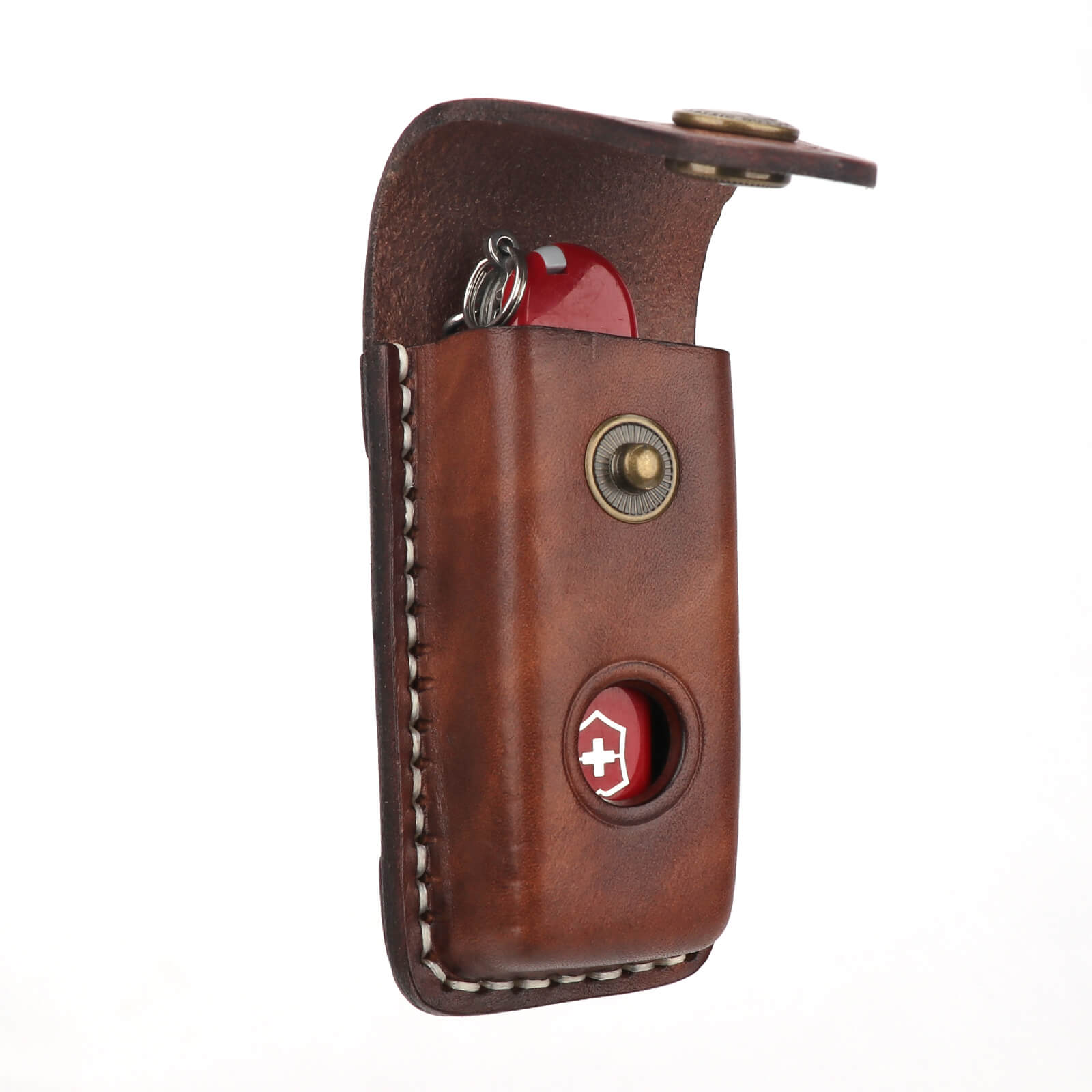 horizontal leather knife sheath