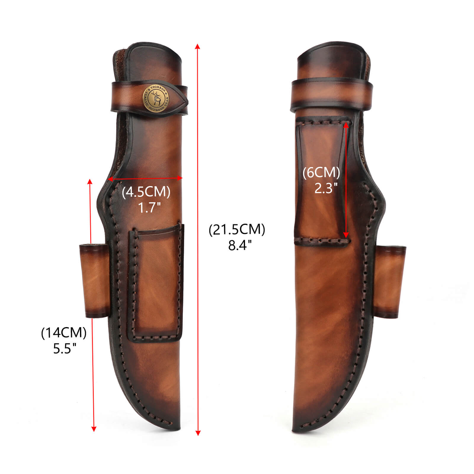 Blade Knife Sheath with Fire Starter Slot 