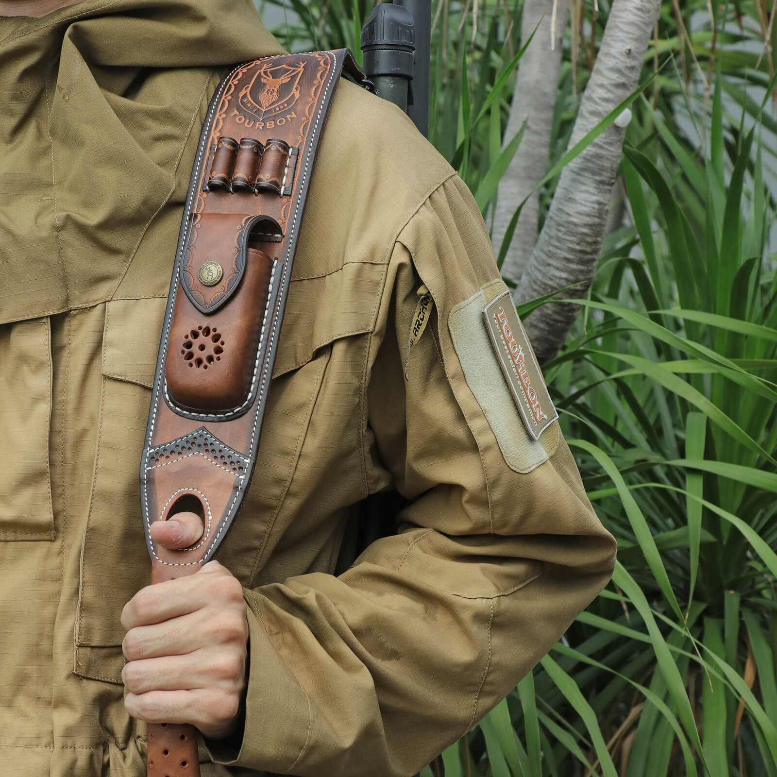 vintage leather sling