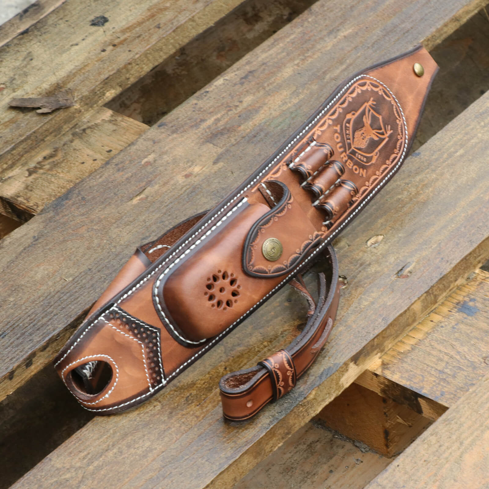 vintage leather sling