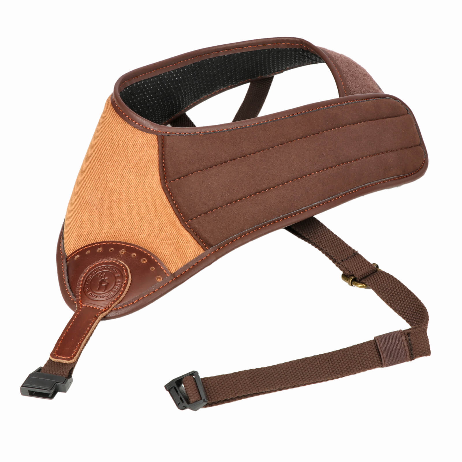 Tourbon Canvas Leather Shoulder Recoil Pad Adjustable For Shooting