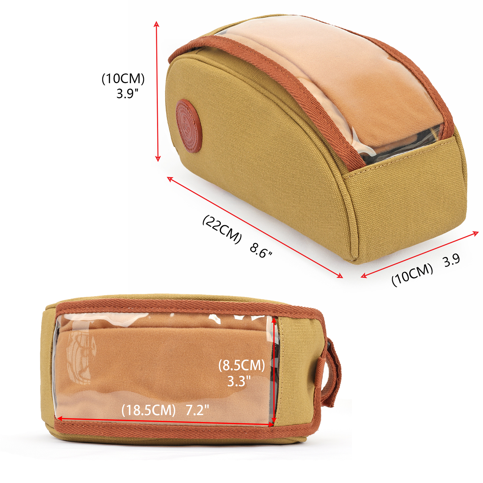 TOURBON Bike Cell Phone Holder Top Tube Frame Case