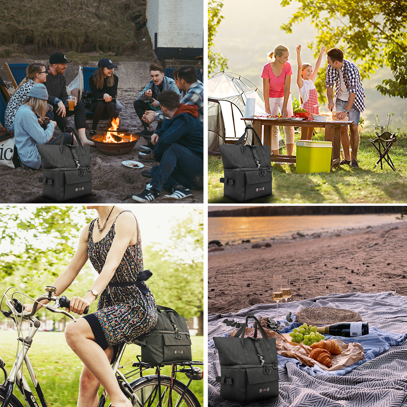 bike rack cooler bag