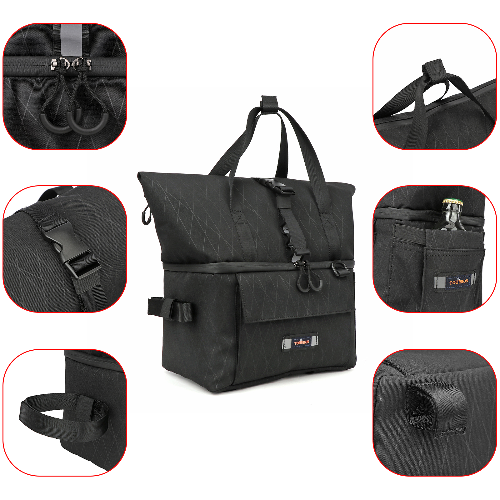 insulated bike trunk bag