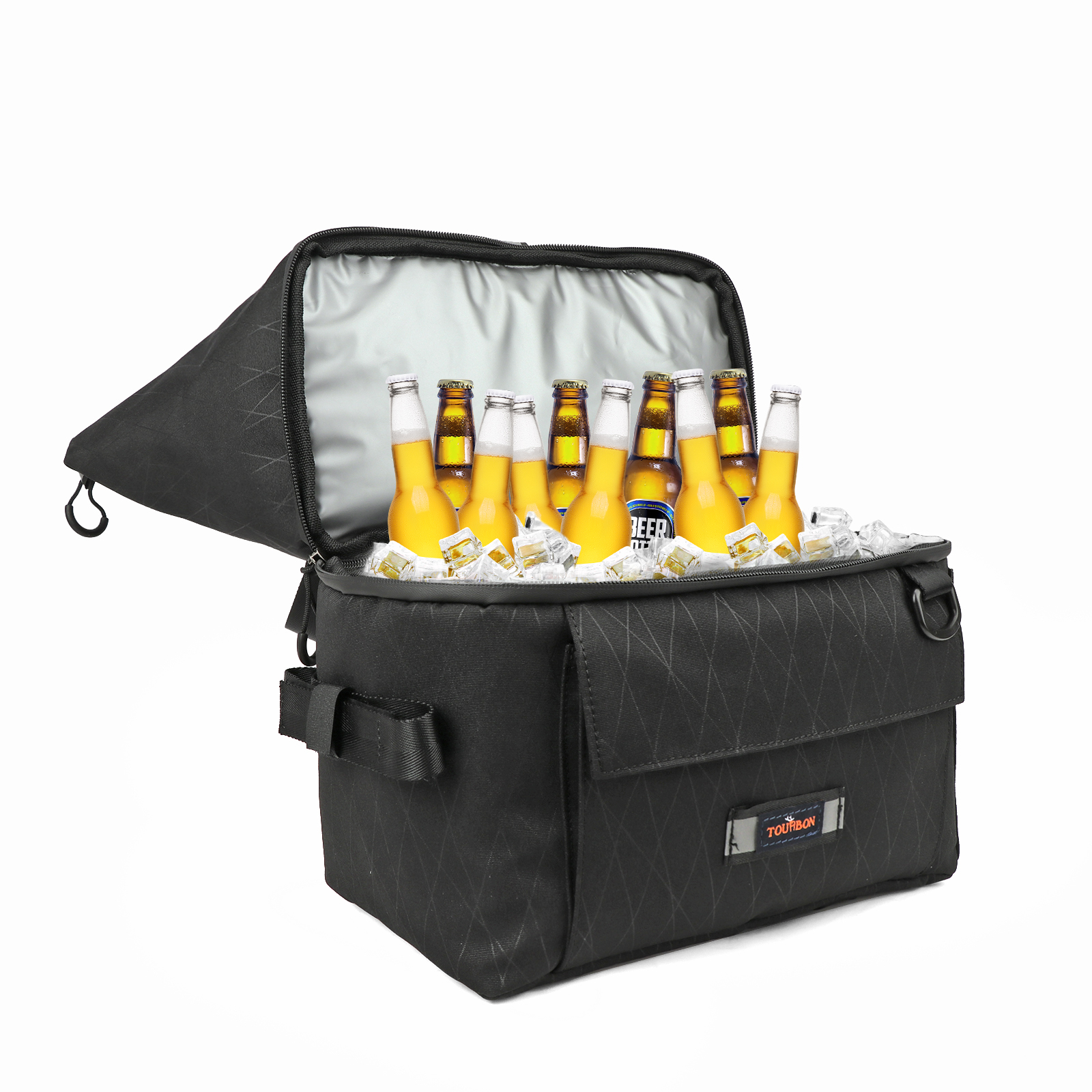 TOURBON Bicycle Rear Pannier Insulated Trunk Cooler Bag