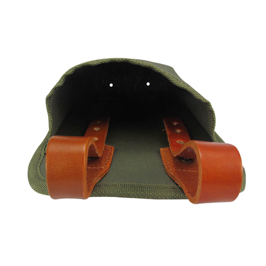 TOURBON Canvas & Leather Bicycle ULock Tote Bike Lock Holster Bag