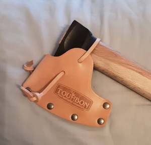 About TOURBON Hatchet Holster Camp Tool Leather Axe Head Cover Review