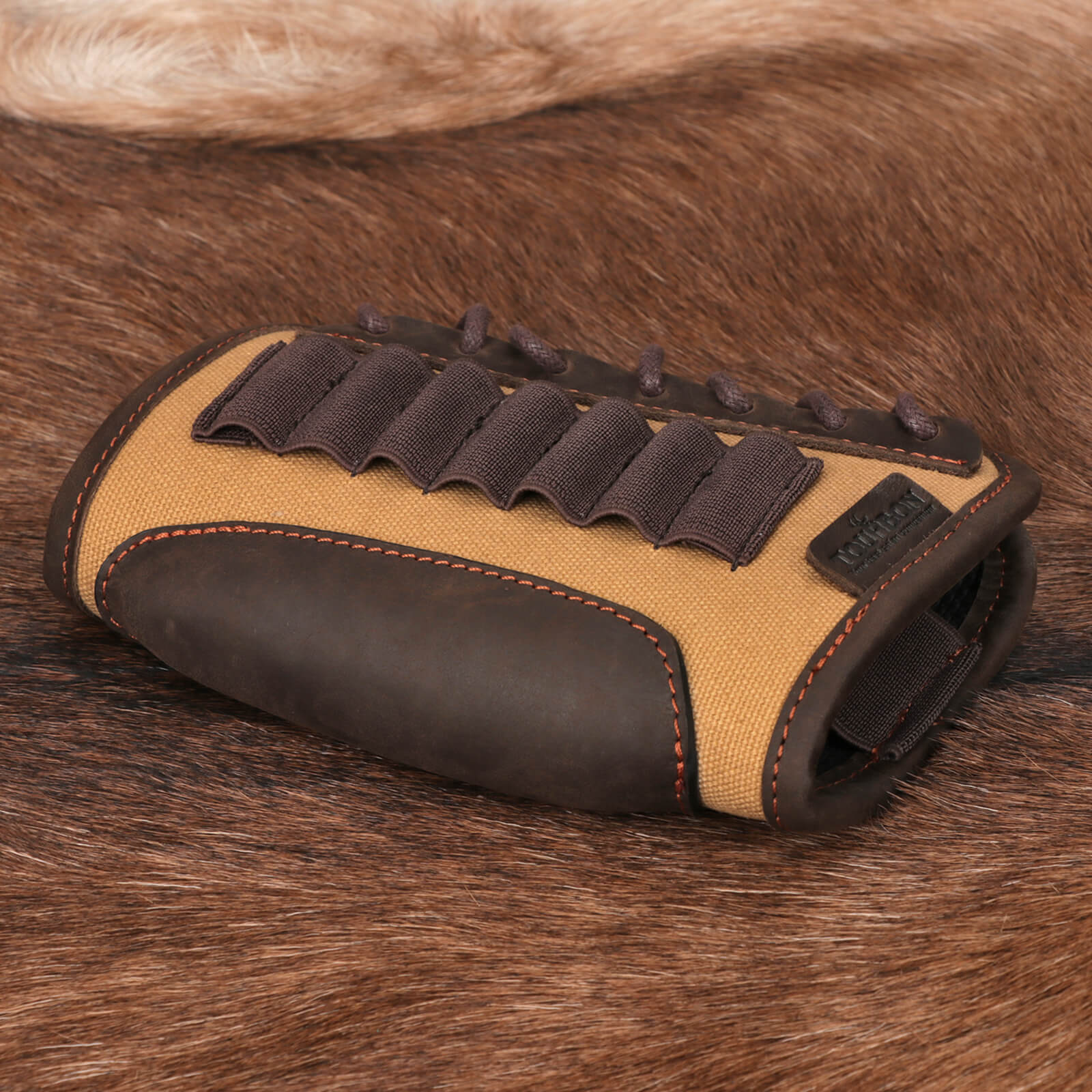 Tourbn Leather Buttstock Adjustable Cheek Rest Right Handed