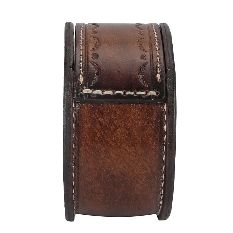 TOURBON Vintage Leather Watch Case