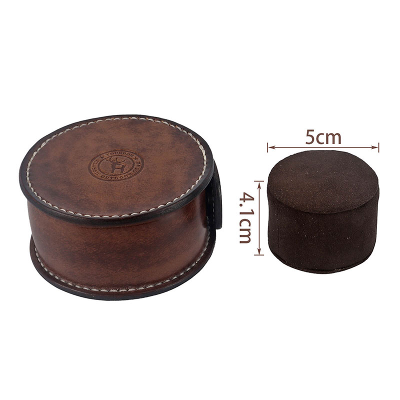 TOURBON Vintage Leather Watch Case