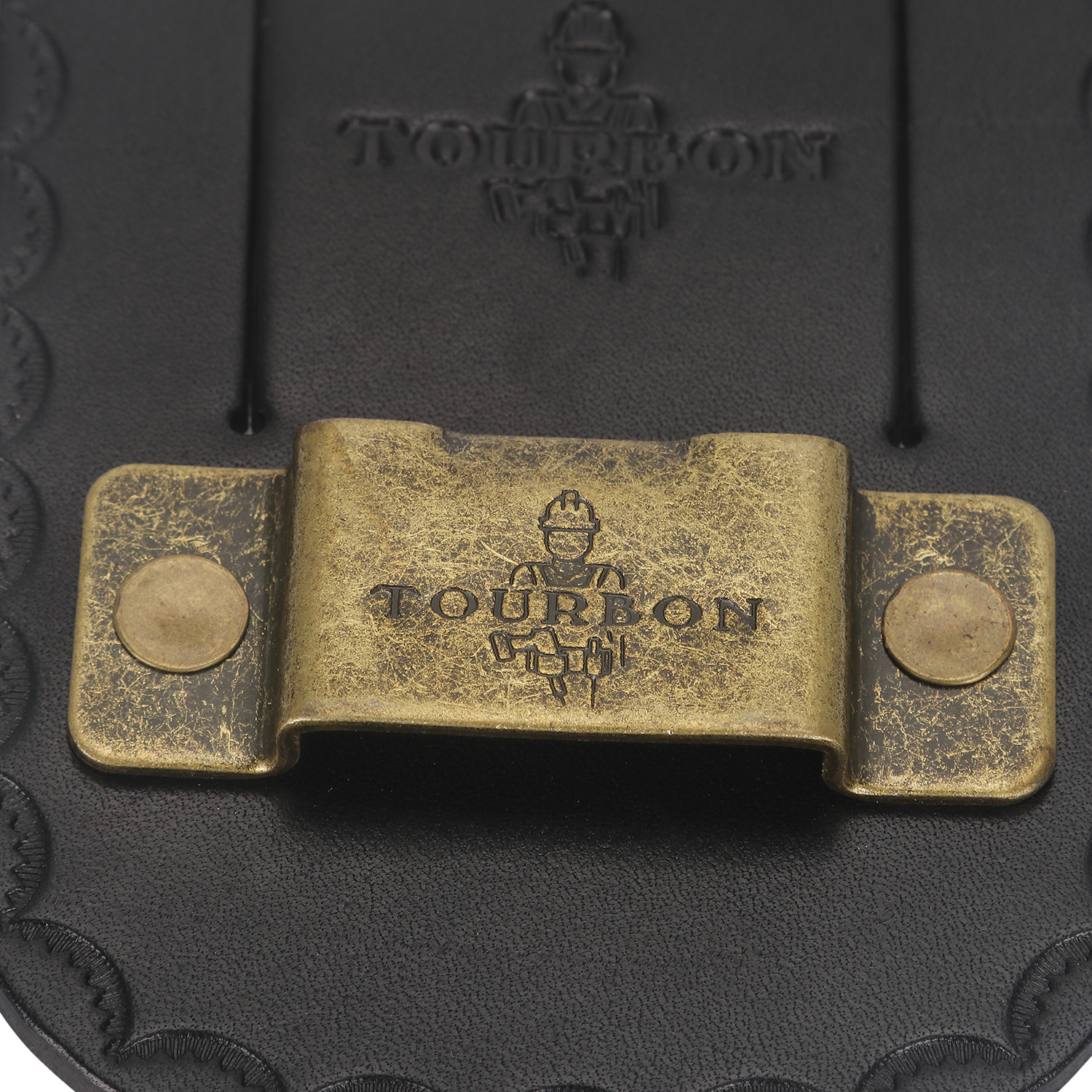 TOURBON Leather Tape Measure Holder