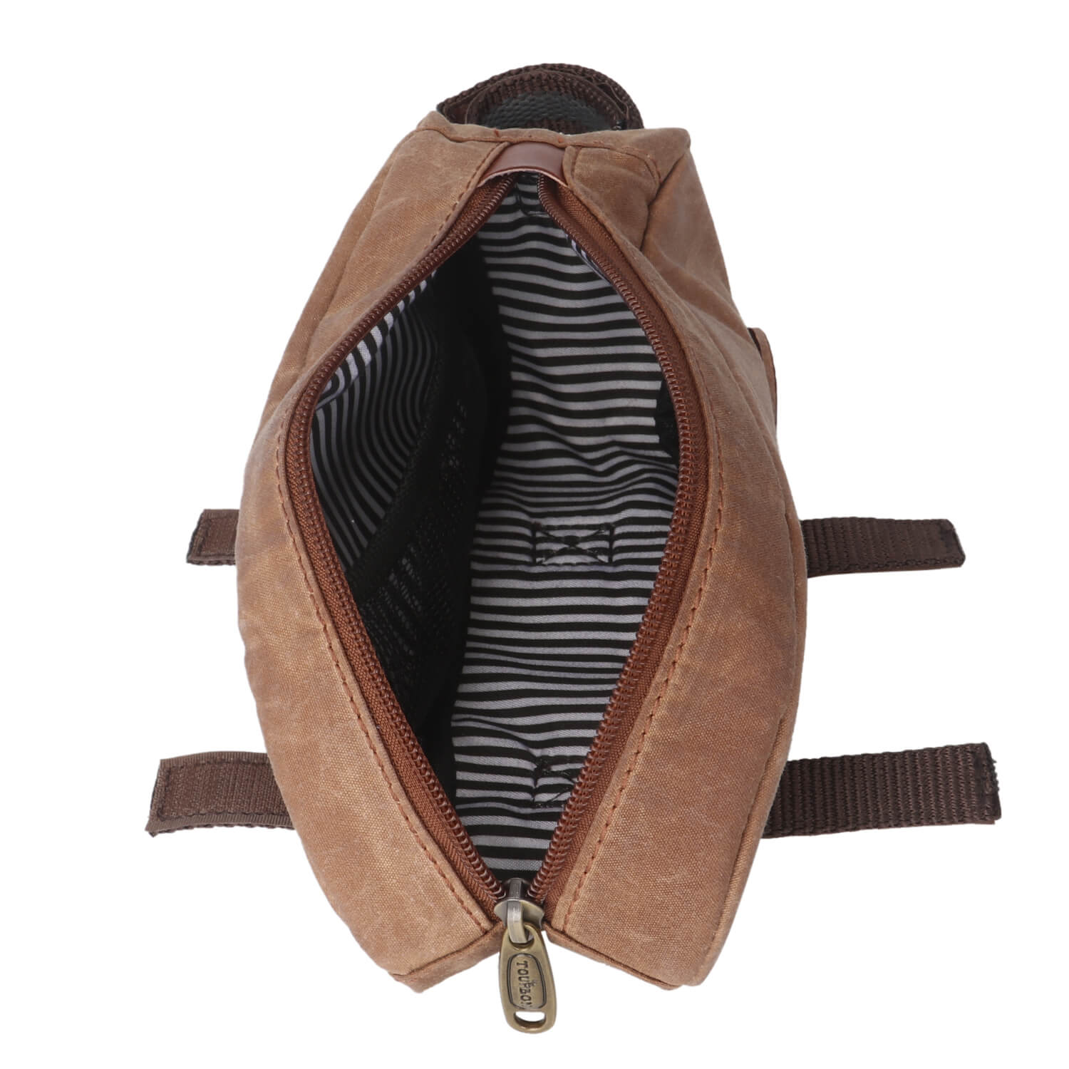 TOURBON Vintage Bicycle Frame Tube Bag Bike Pouch Storage Carrier Waterproof