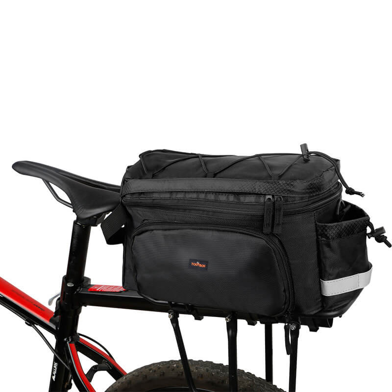 TOURBON Oxford Cloth Bike Trunk Bag for Rear Rack with A Shoulder Strap-TOURBONSTORE