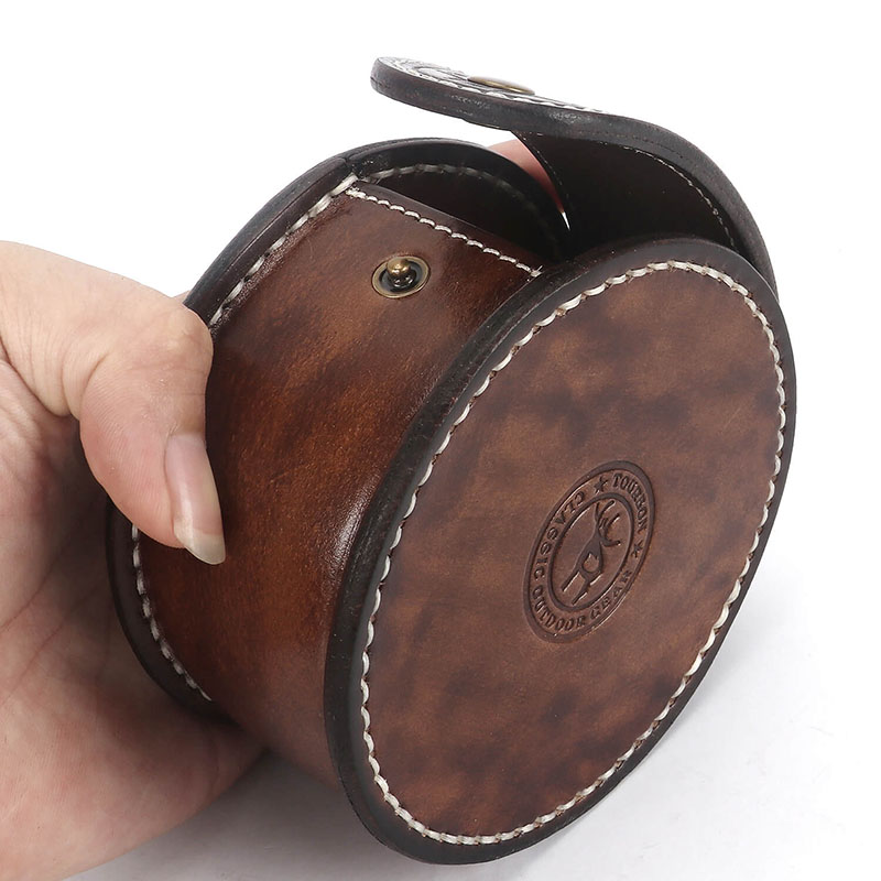 TOURBON Vintage Leather Watch Case