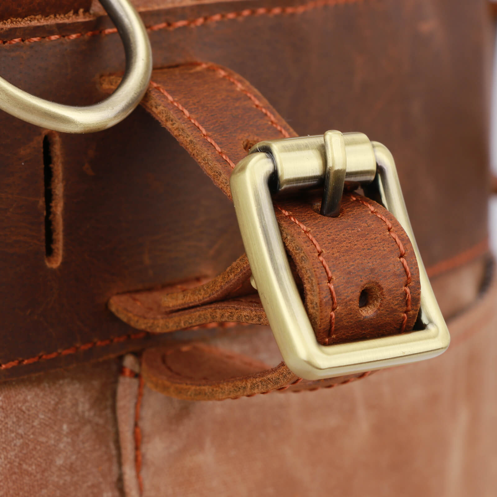 TOURBON Waxed Canvas Bike Handlebar Pannier Lunch Tote Bag