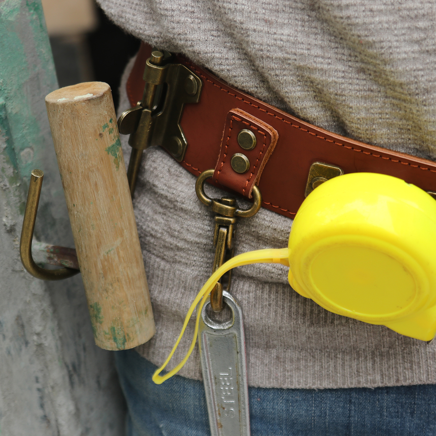 TOURBON Scaffold Tool Belt Scaffold Builder's Carpenters Construction