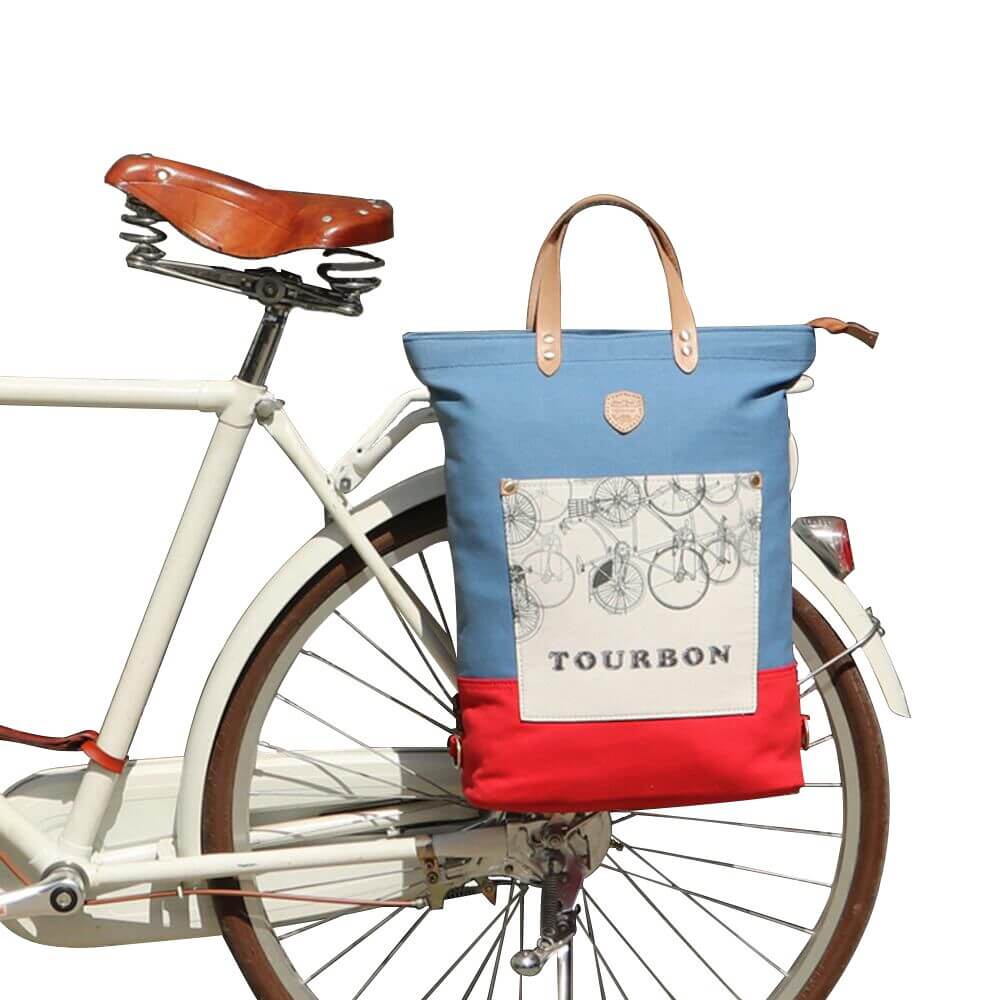 TOURBON Bike Pannier Laptop Backpack Bicycle Rear Rack Bag-TOURBONSTORE