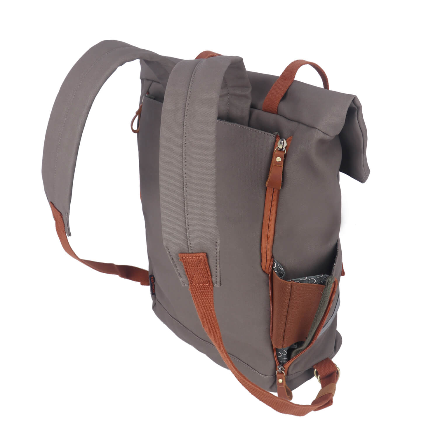 TOURBON Canvas Bike Pannier Bags for Commuting