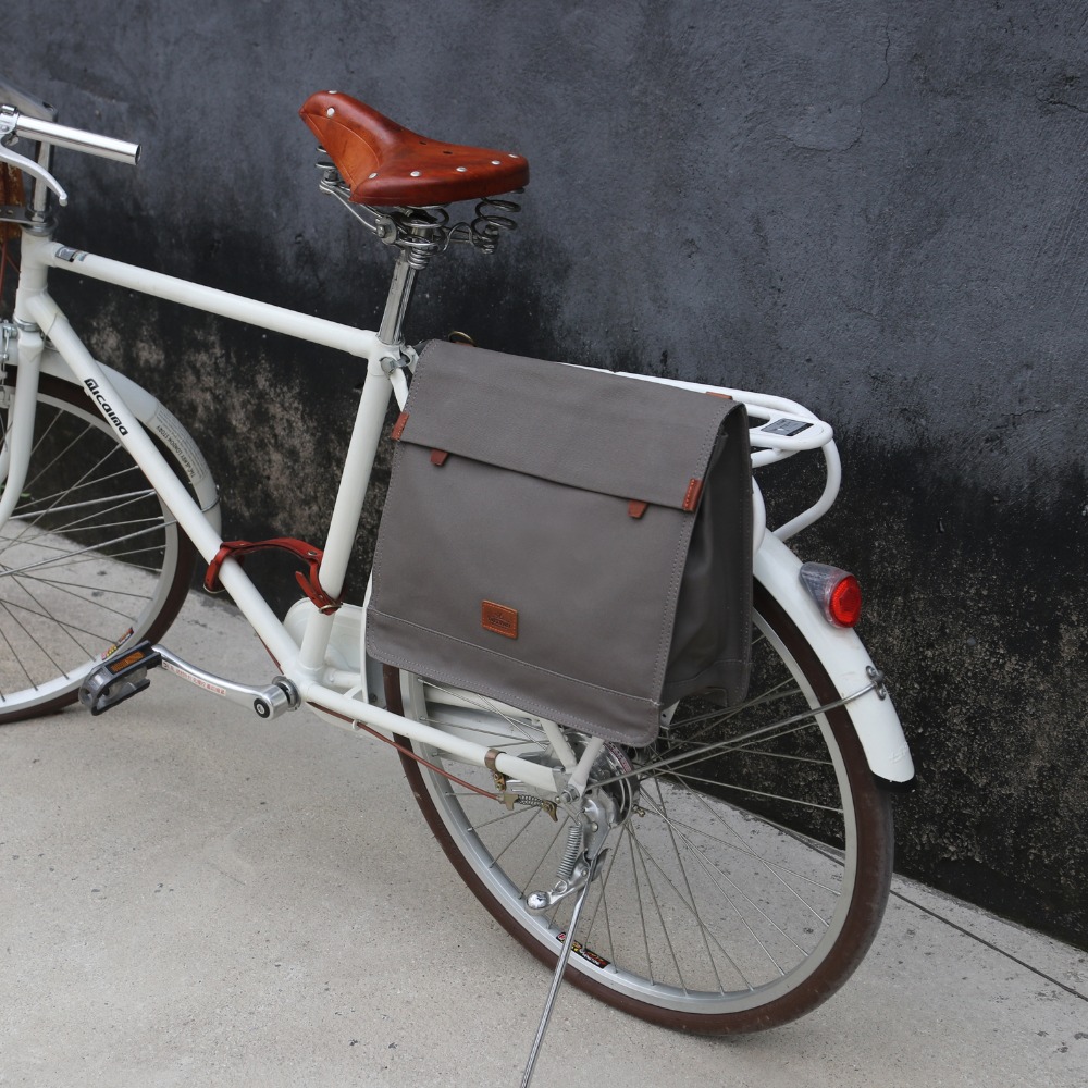 TOURBON Waterproof Bicycle Messenger Shoulder Carrier Bag Clipon Bike