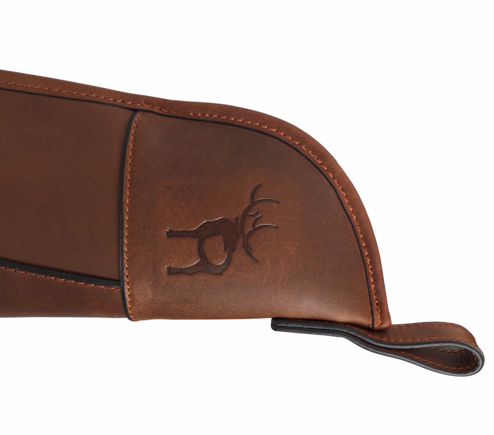 Tourbon Hunting Genuine Leather Rifle Slip Padded Shooting Gun