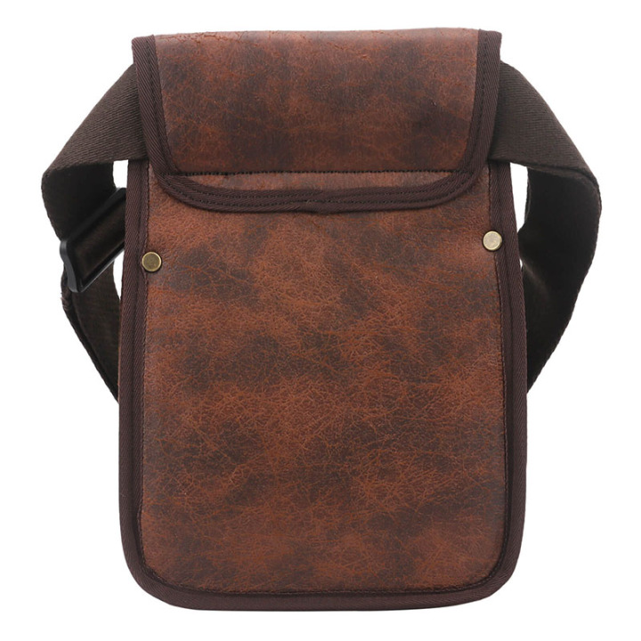 TOURBON Vintage PU Leather Trap Shooting Bag