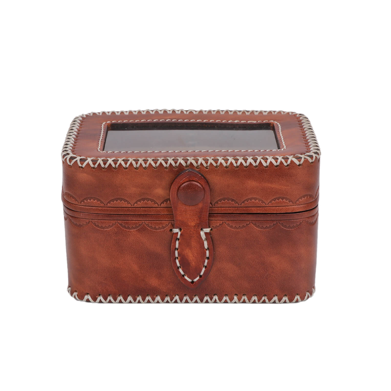 leather travel watch case
