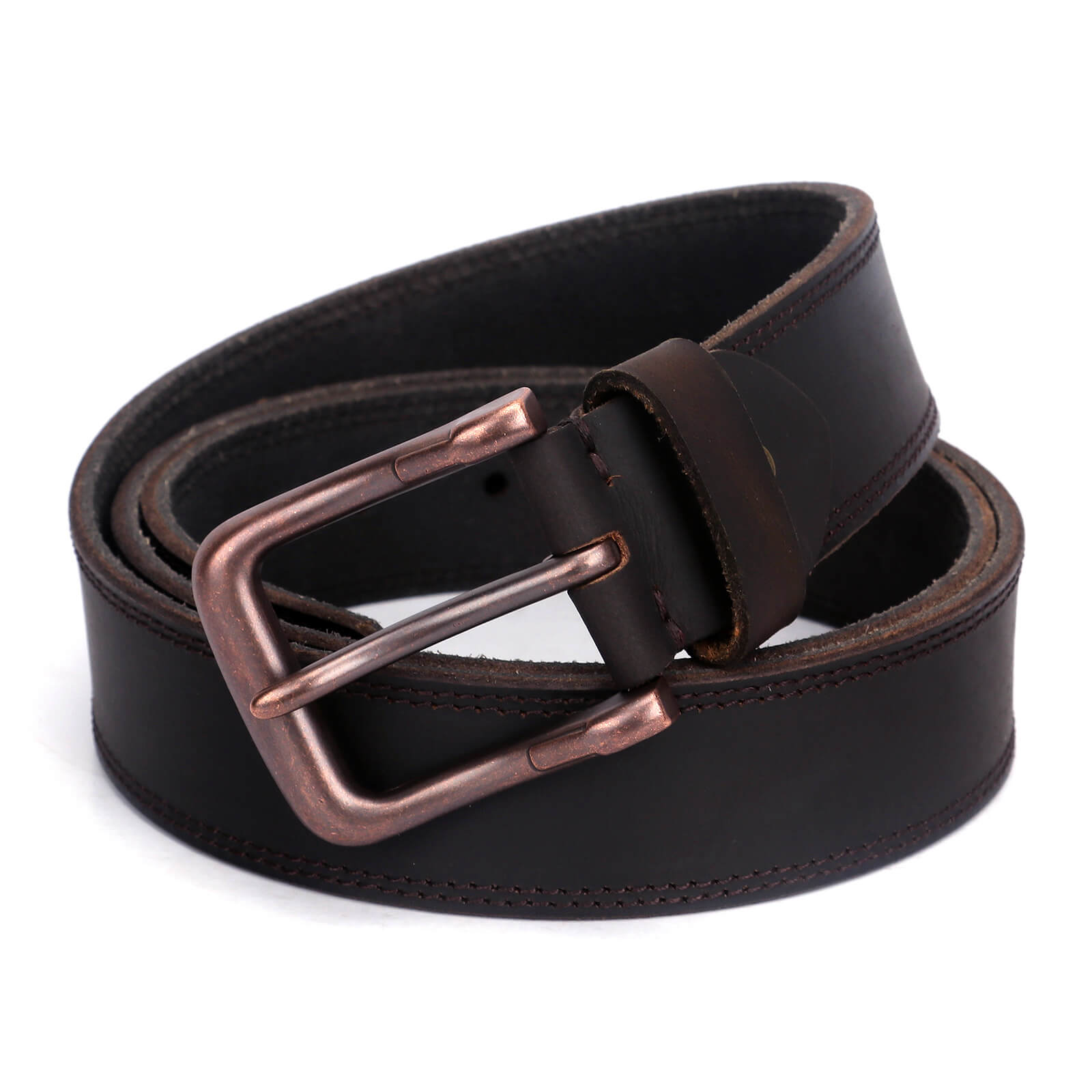 TOURBON Leather Waist Belt for Men