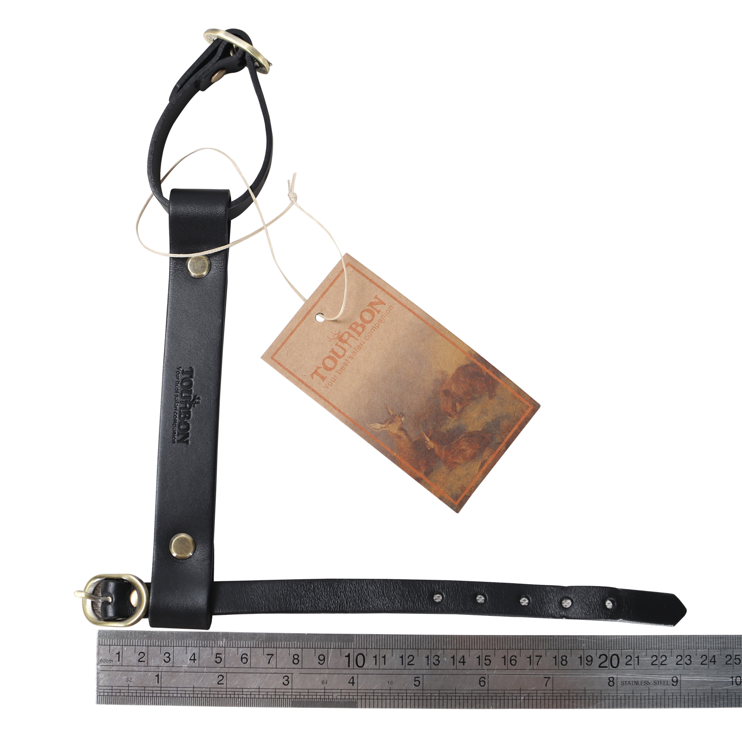 TOURBON Leather Bicycle Frame Handle Bike Little Lifter