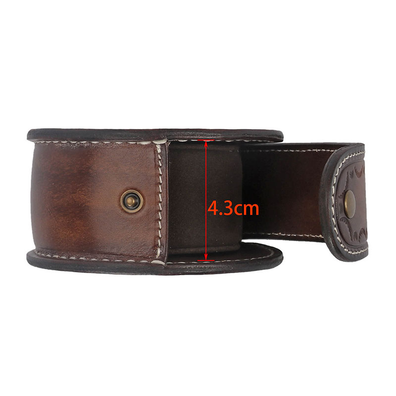 TOURBON Vintage Leather Watch Case