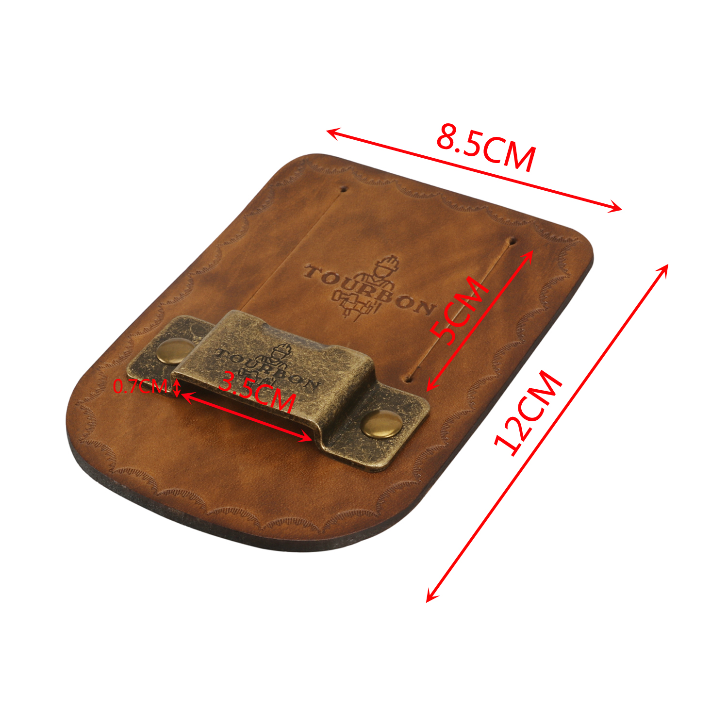 TOURBON Leather Tape Measure Holder