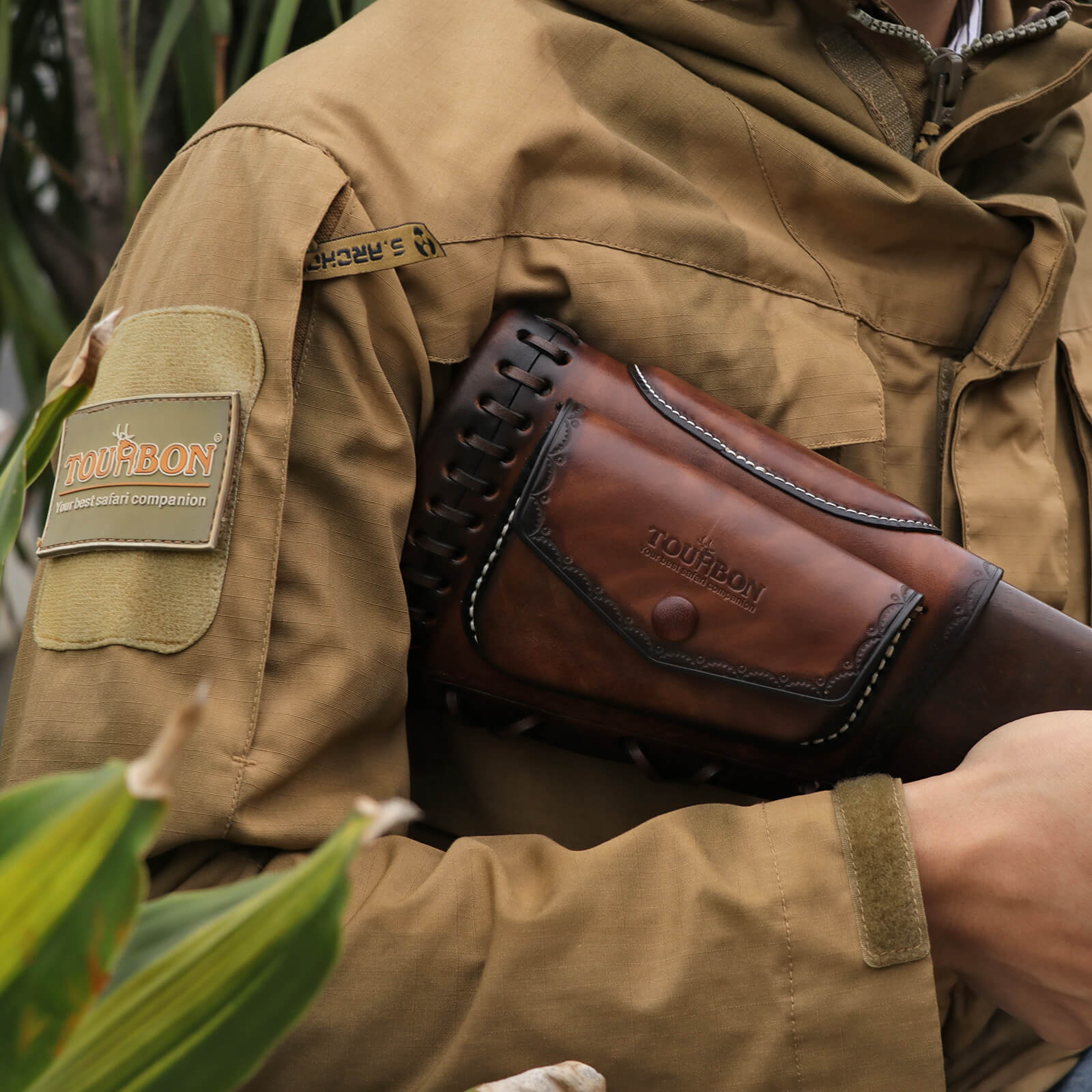 TOURBON Leather Cheek Raiser