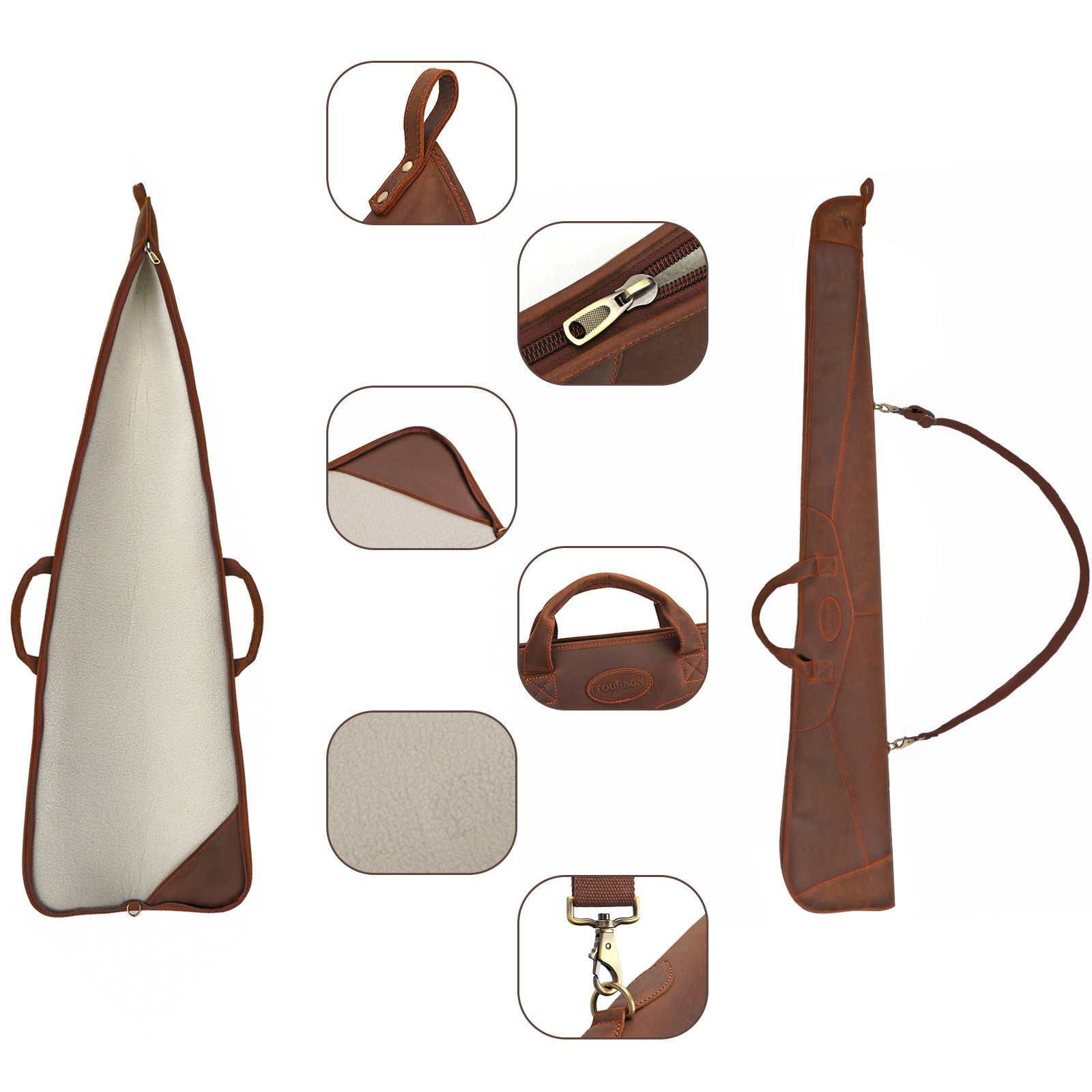 Vintage Leather Hunting Bag