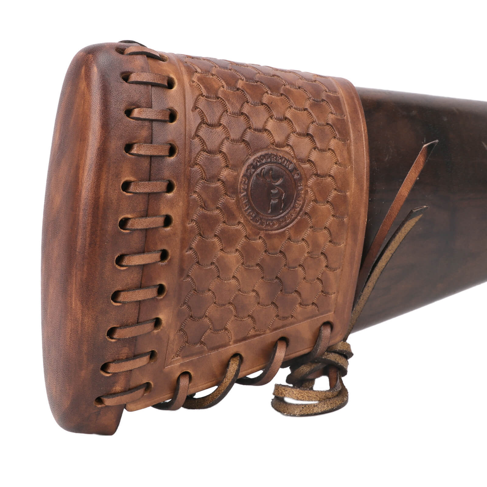 TOURBON Buttstock Recoil Pad Leather Slipon Protector