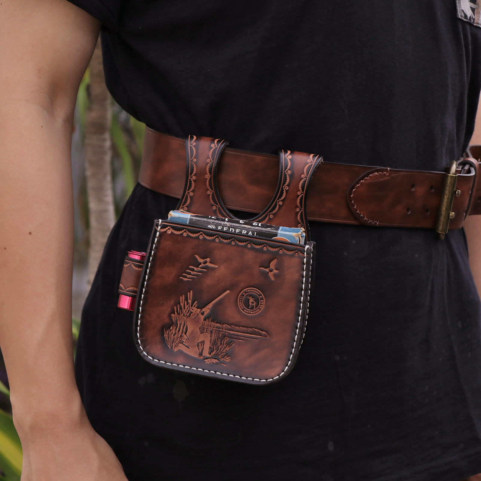 Leather Shooting Pouch