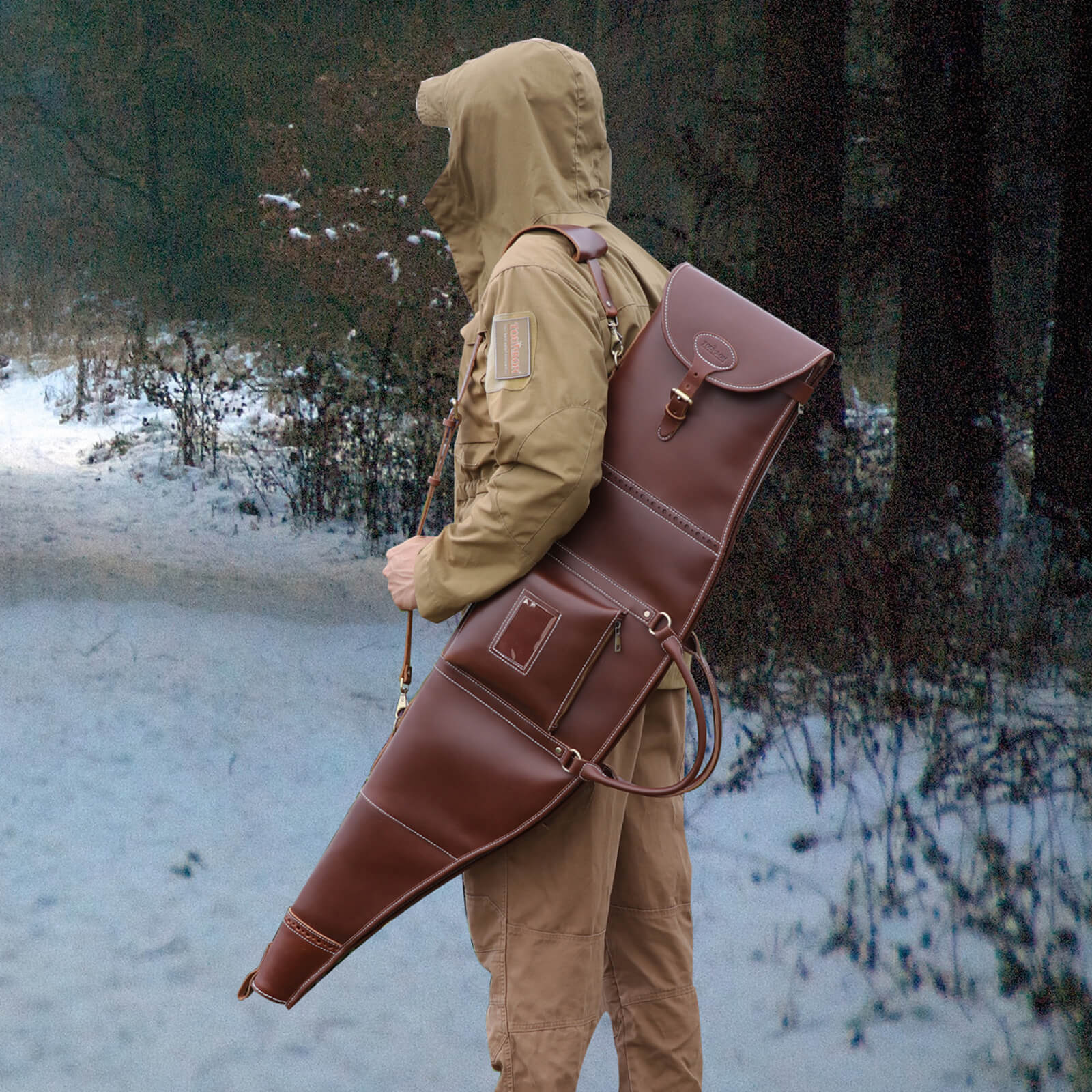 vintage leather slip