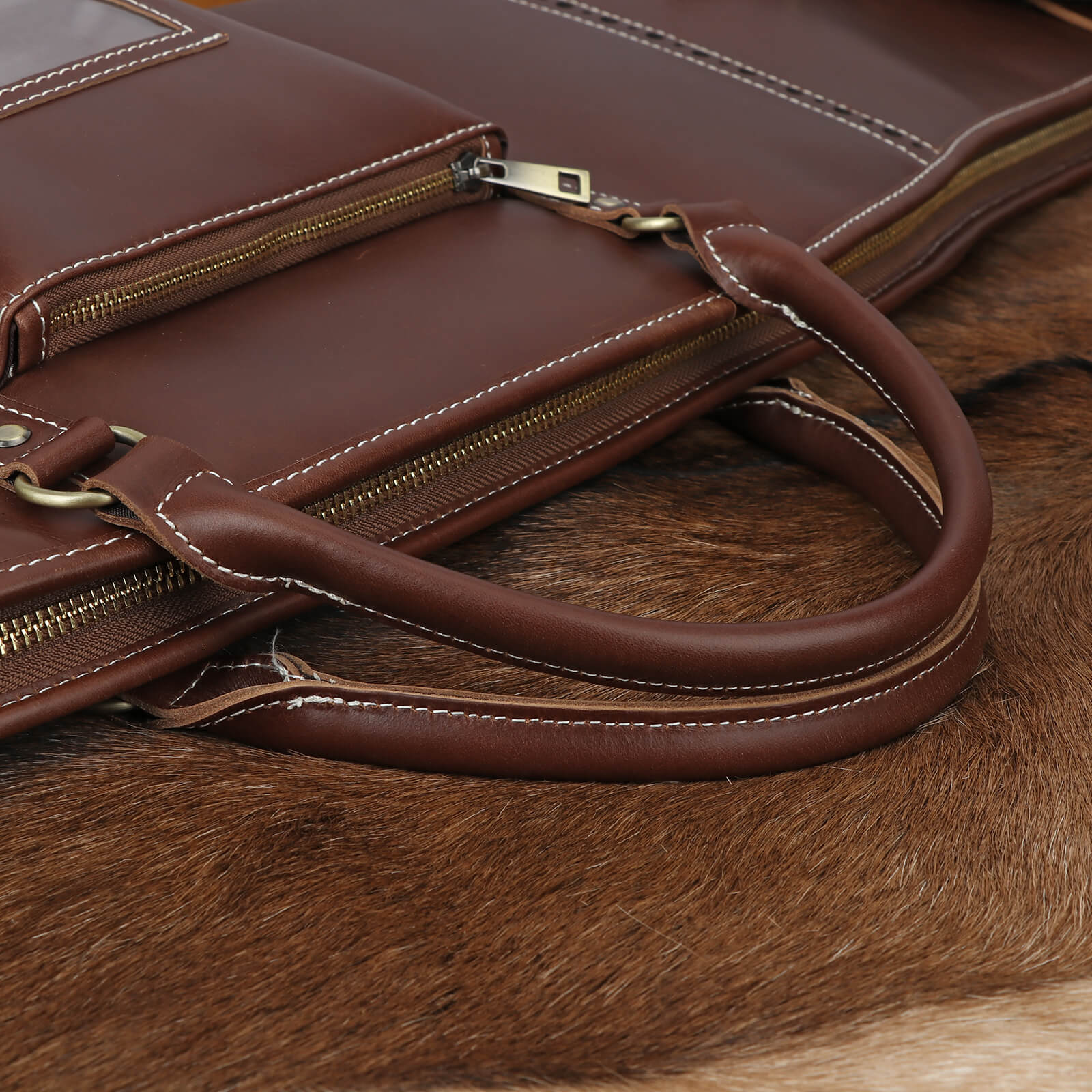 vintage leather slip