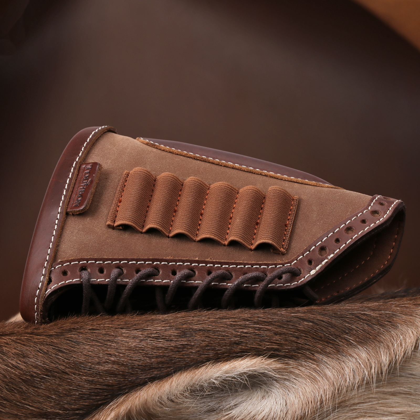 TOURBON Leather Shooting Slip on Recoil Pad