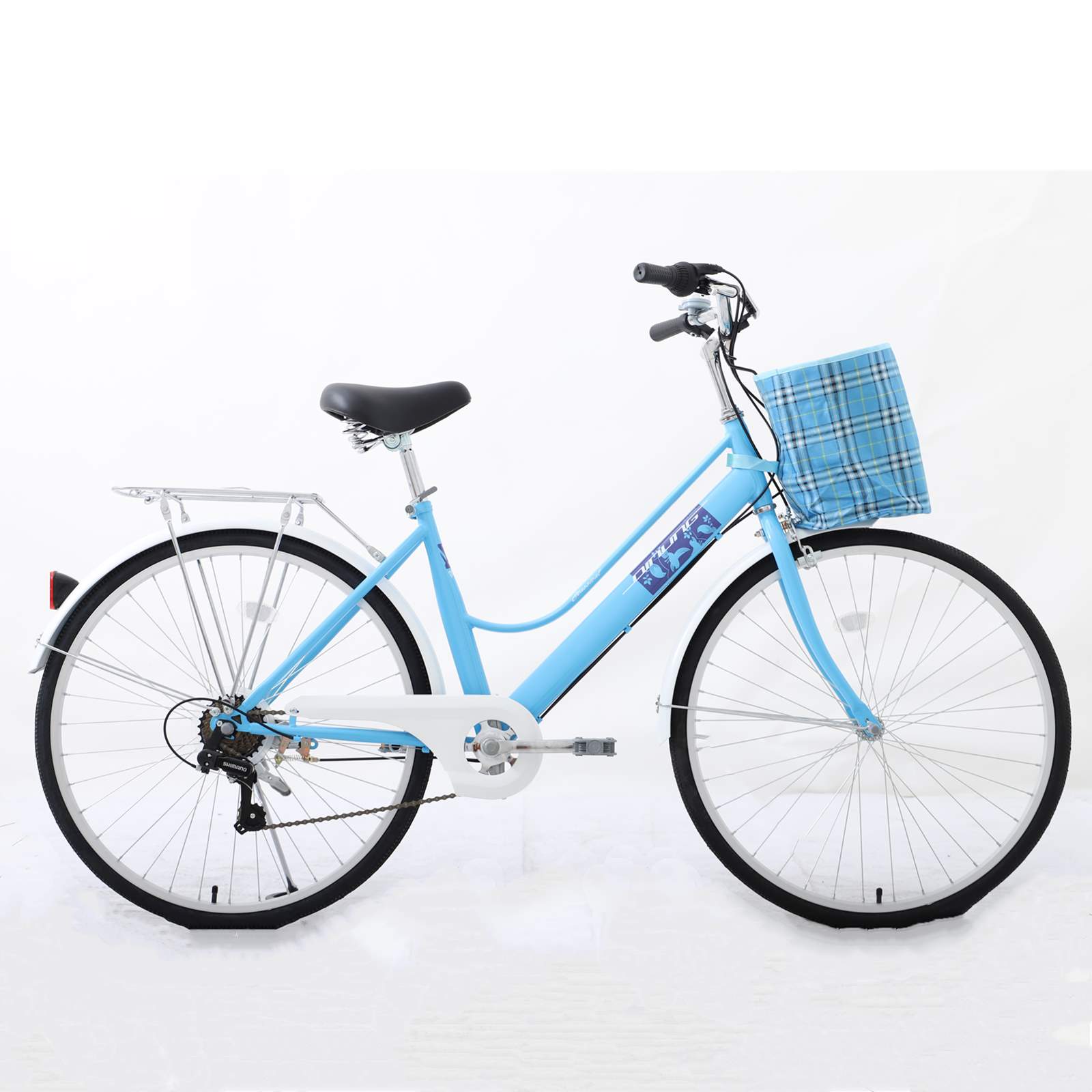 26 Inch Classic Bicycle Retro Bicycle Beach Cruiser Bicycle Retro Commut Bicycle 