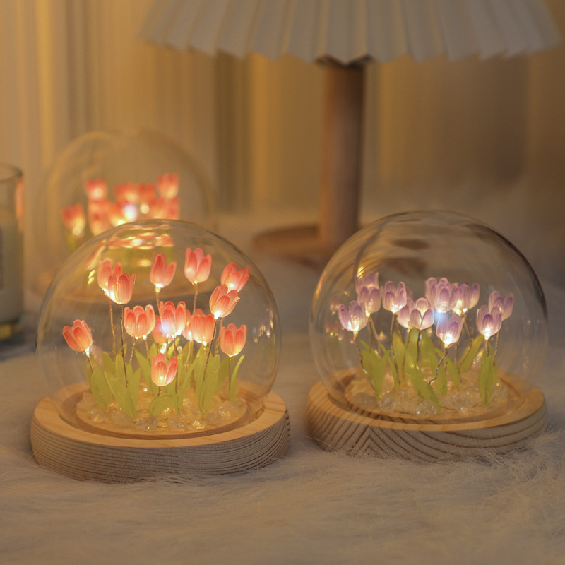 DIY Glass Tulip Globe