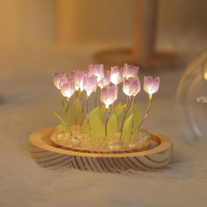 DIY Glass Tulip Globe