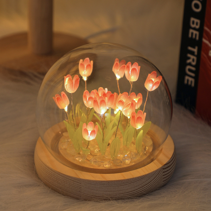 DIY Glass Tulip Globe
