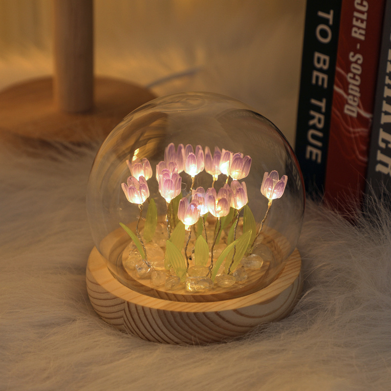 DIY Glass Tulip Globe