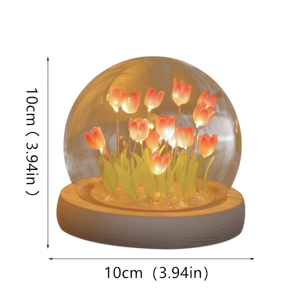 DIY Glass Tulip Globe