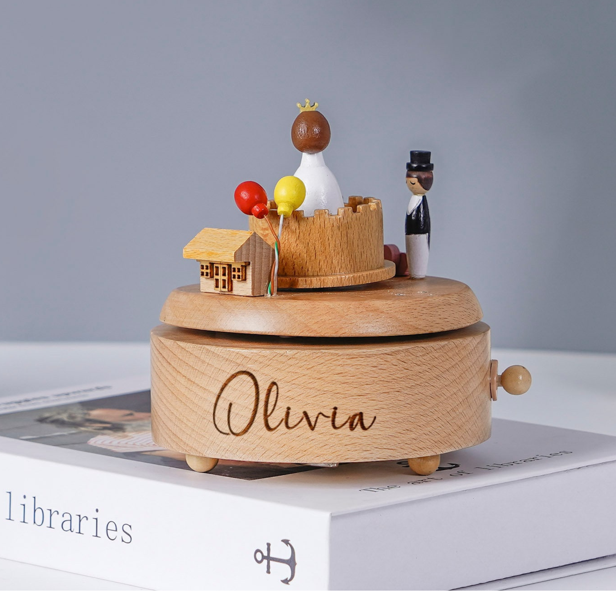 Personalized Wooden Heirloom Music Box 