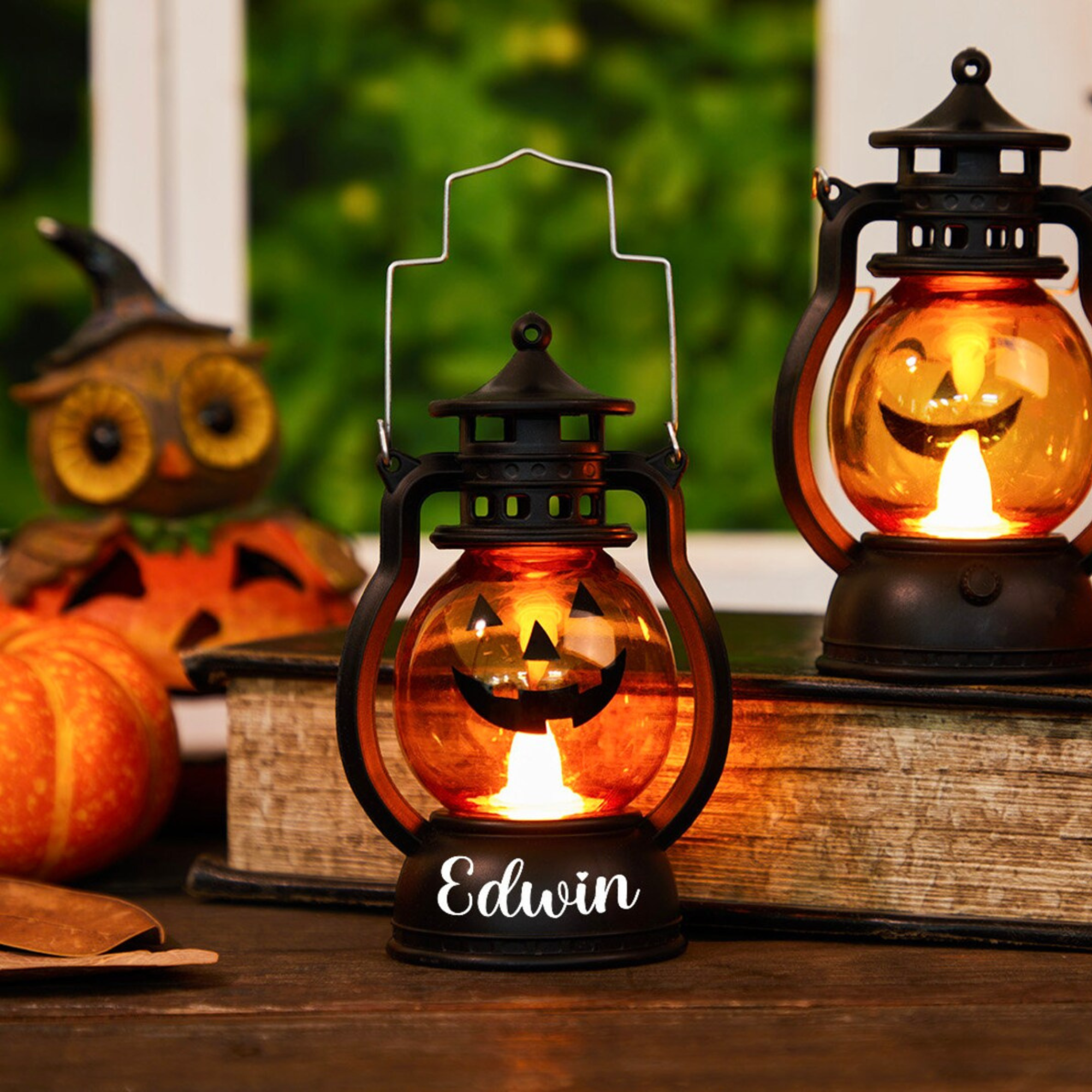 Personalized Halloween Kids Lantern 