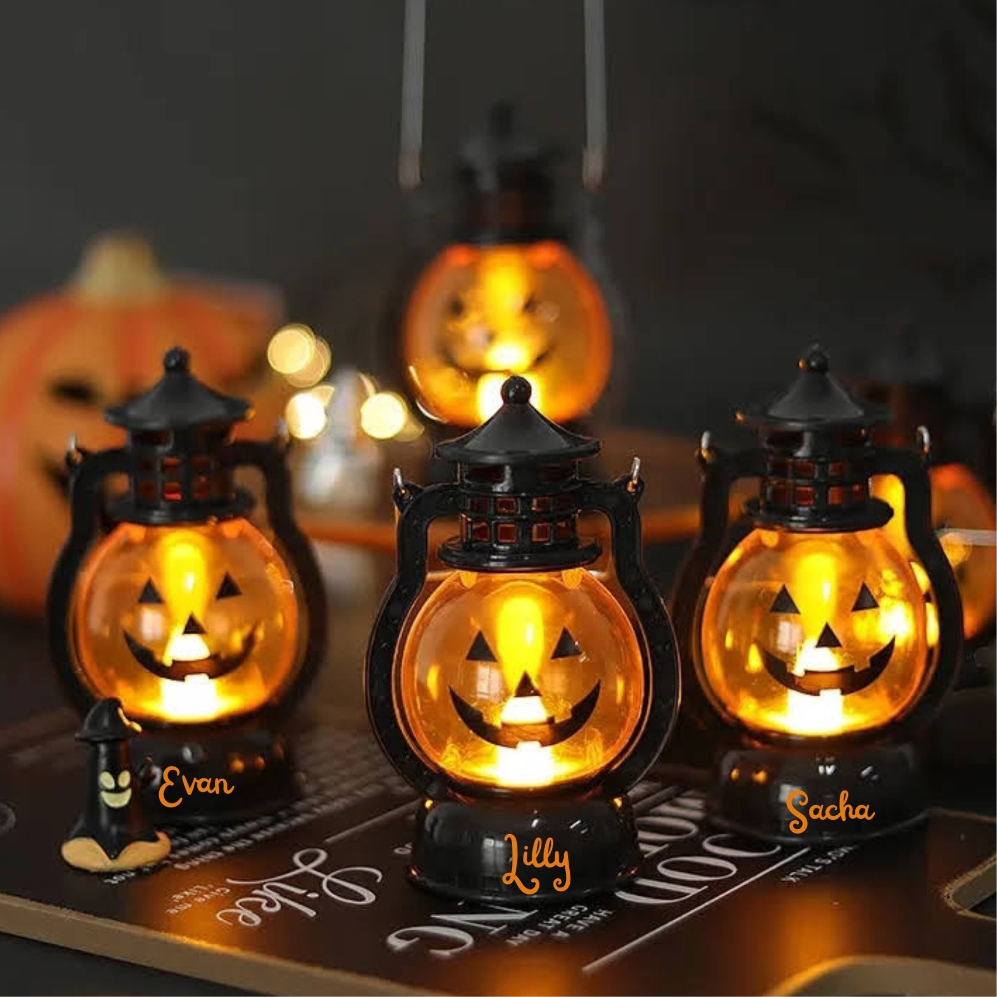 Personalized Halloween Kids Lantern 