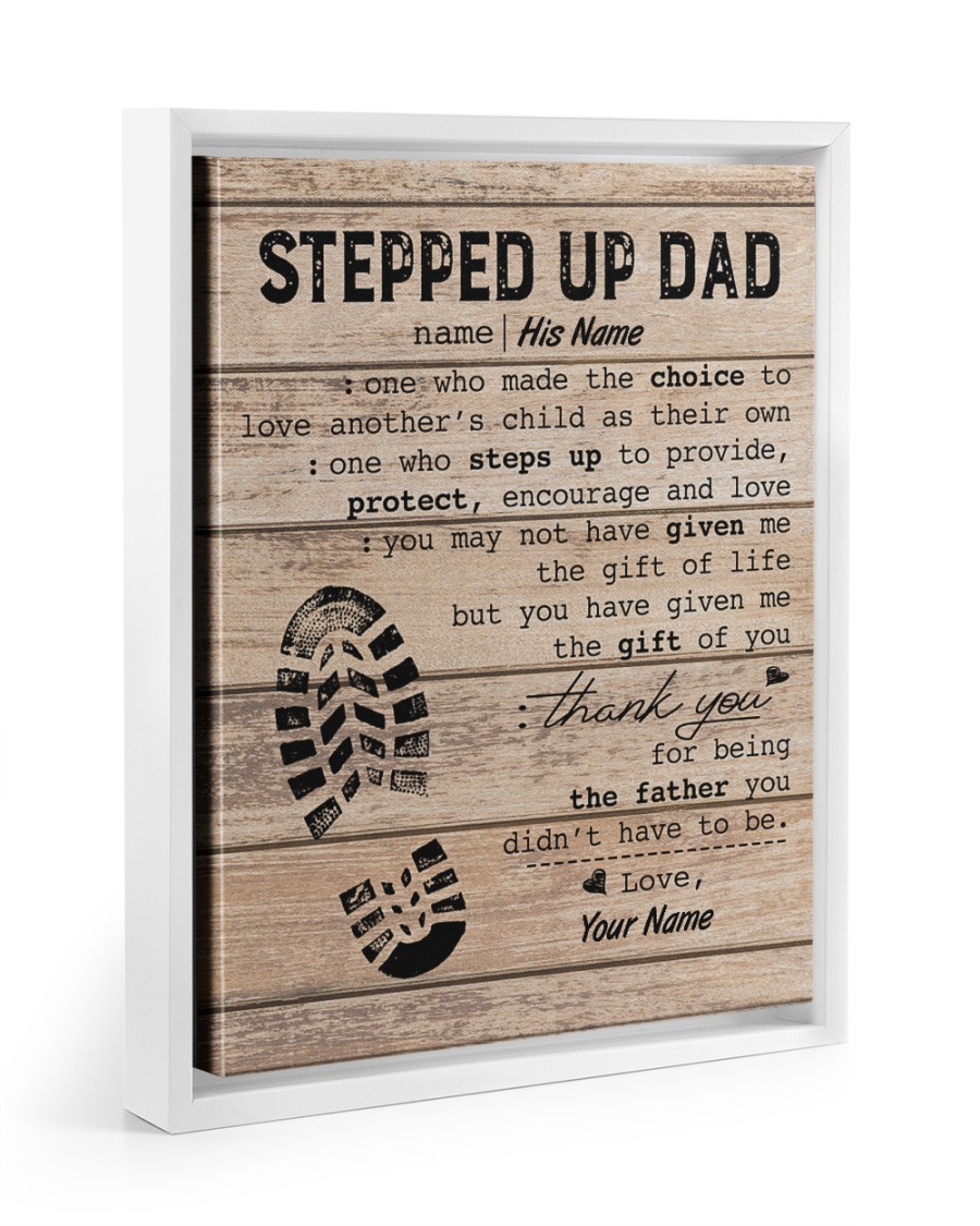 Stepped Up Dad Personalized