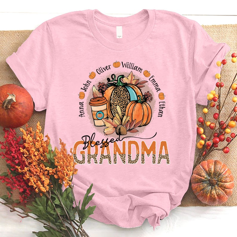 Personalized Blessed Grandma Shirt
